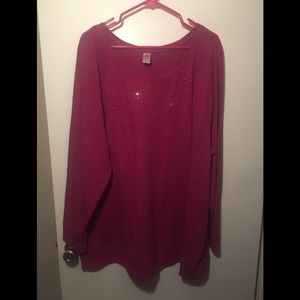 Lane Bryant embellished sweatshirt.